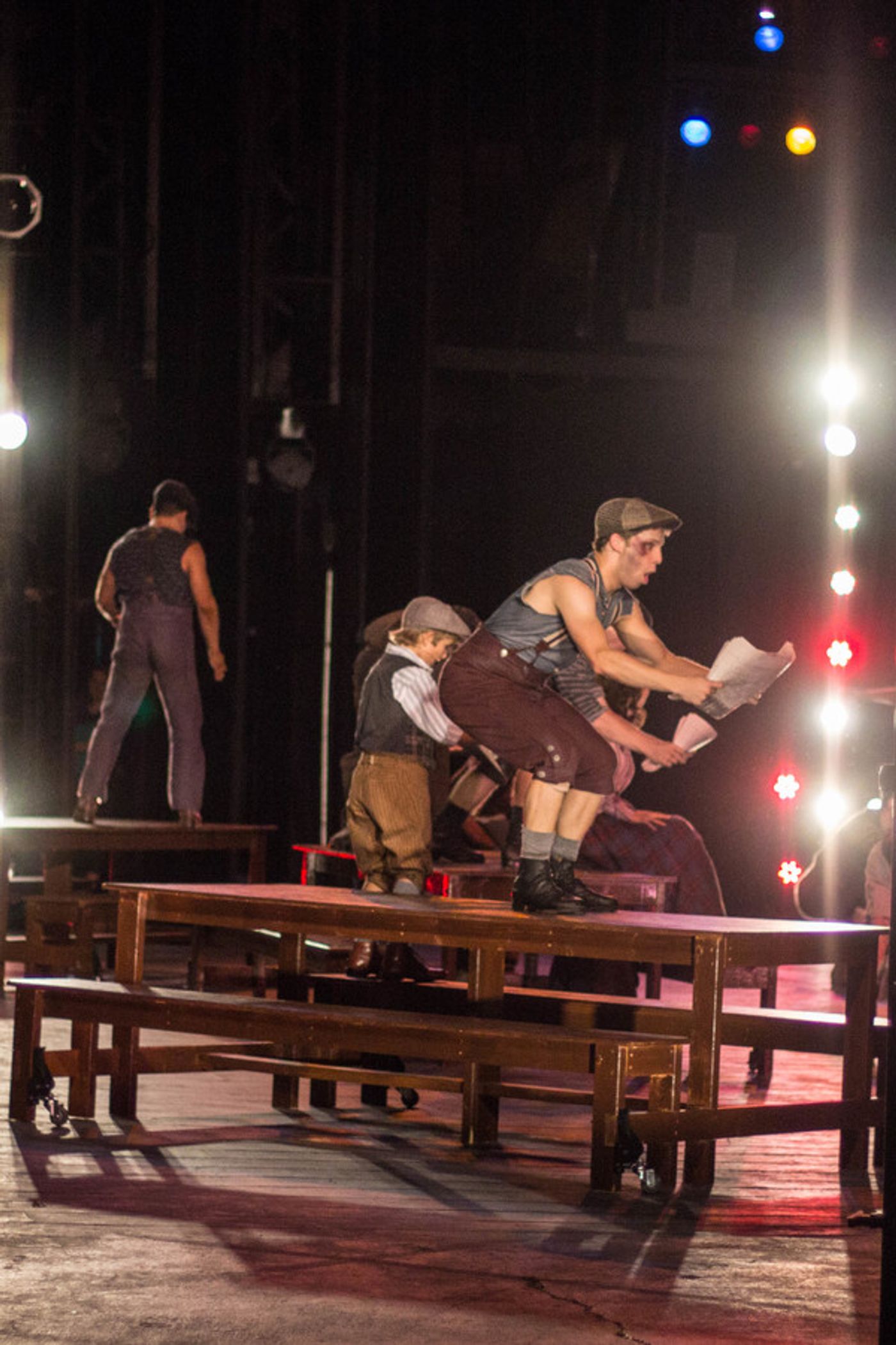 BWW Photo Exclusive: Watch What Happens... Backstage with NEWSIES at The Muny!  Image