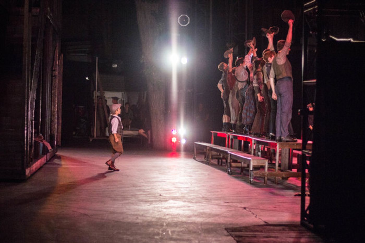 BWW Photo Exclusive: Watch What Happens... Backstage with NEWSIES at The Muny!  Image