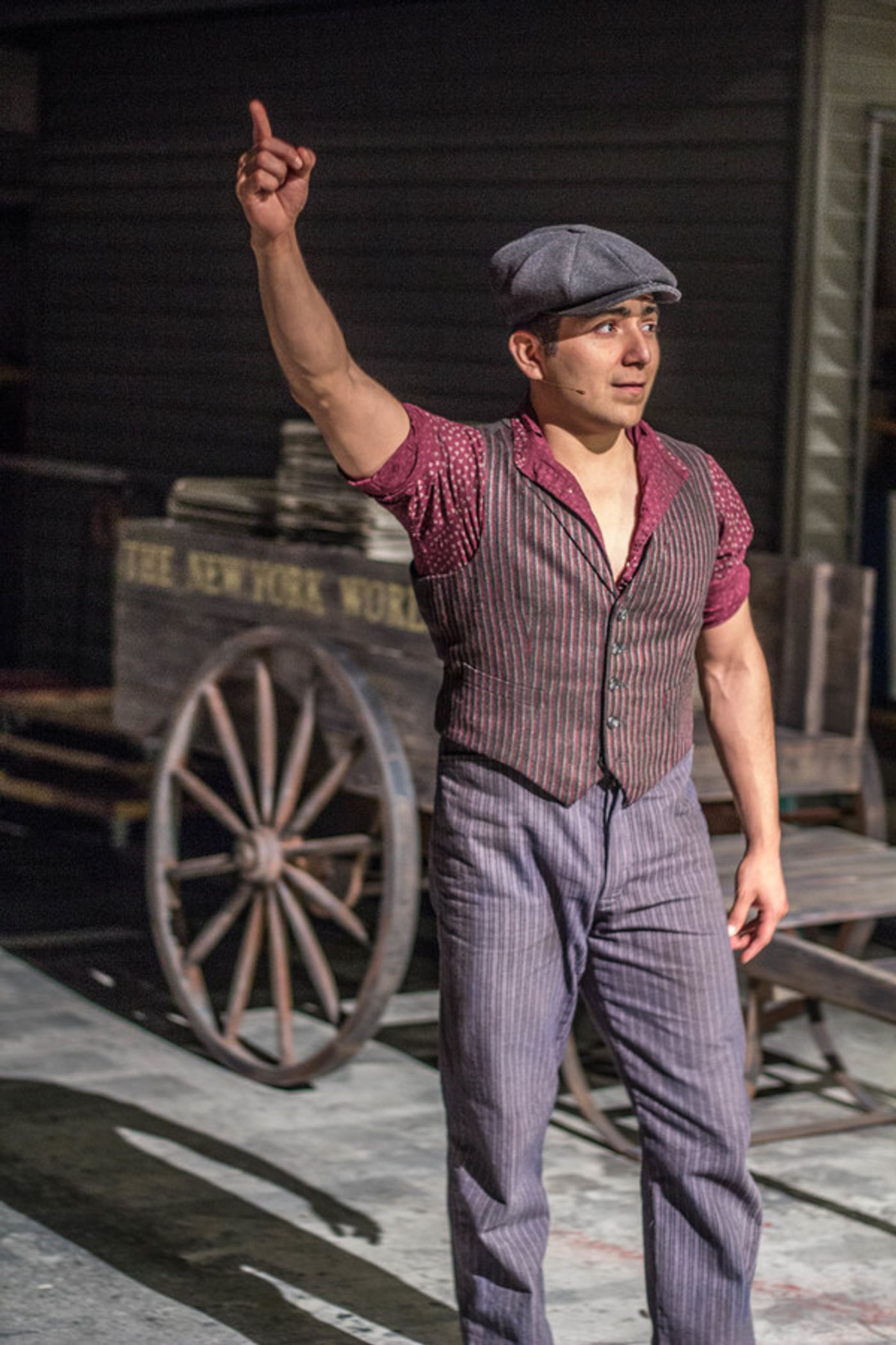 BWW Photo Exclusive: Watch What Happens... Backstage with NEWSIES at The Muny!  Image