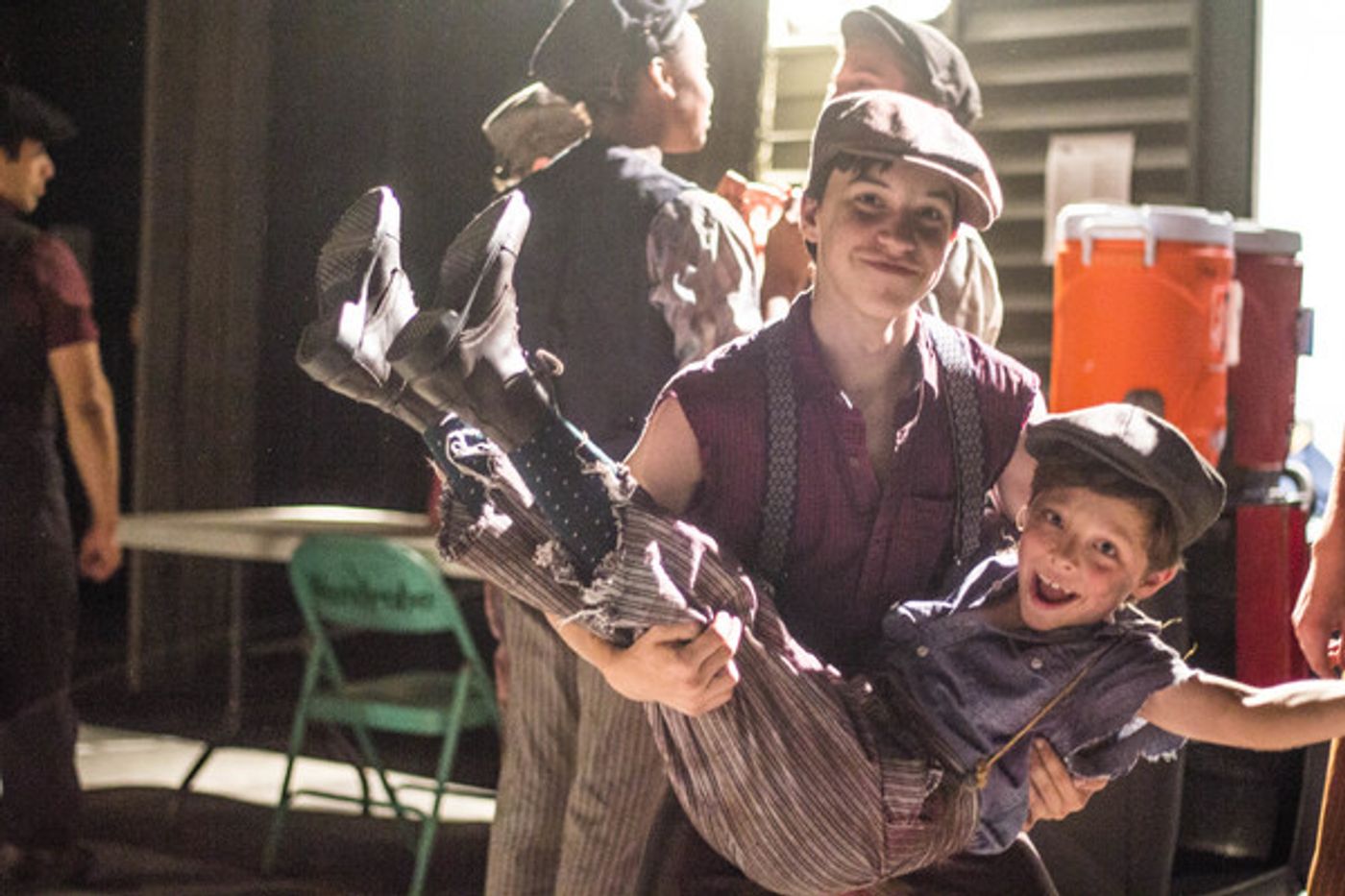 BWW Photo Exclusive: Watch What Happens... Backstage with NEWSIES at The Muny!  Image