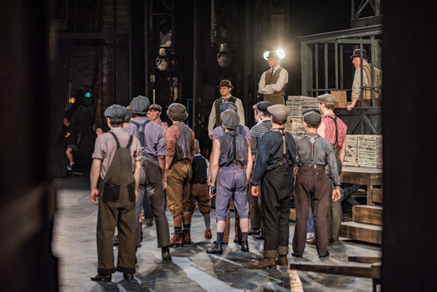 BWW Photo Exclusive: Watch What Happens... Backstage with NEWSIES at The Muny!  Image