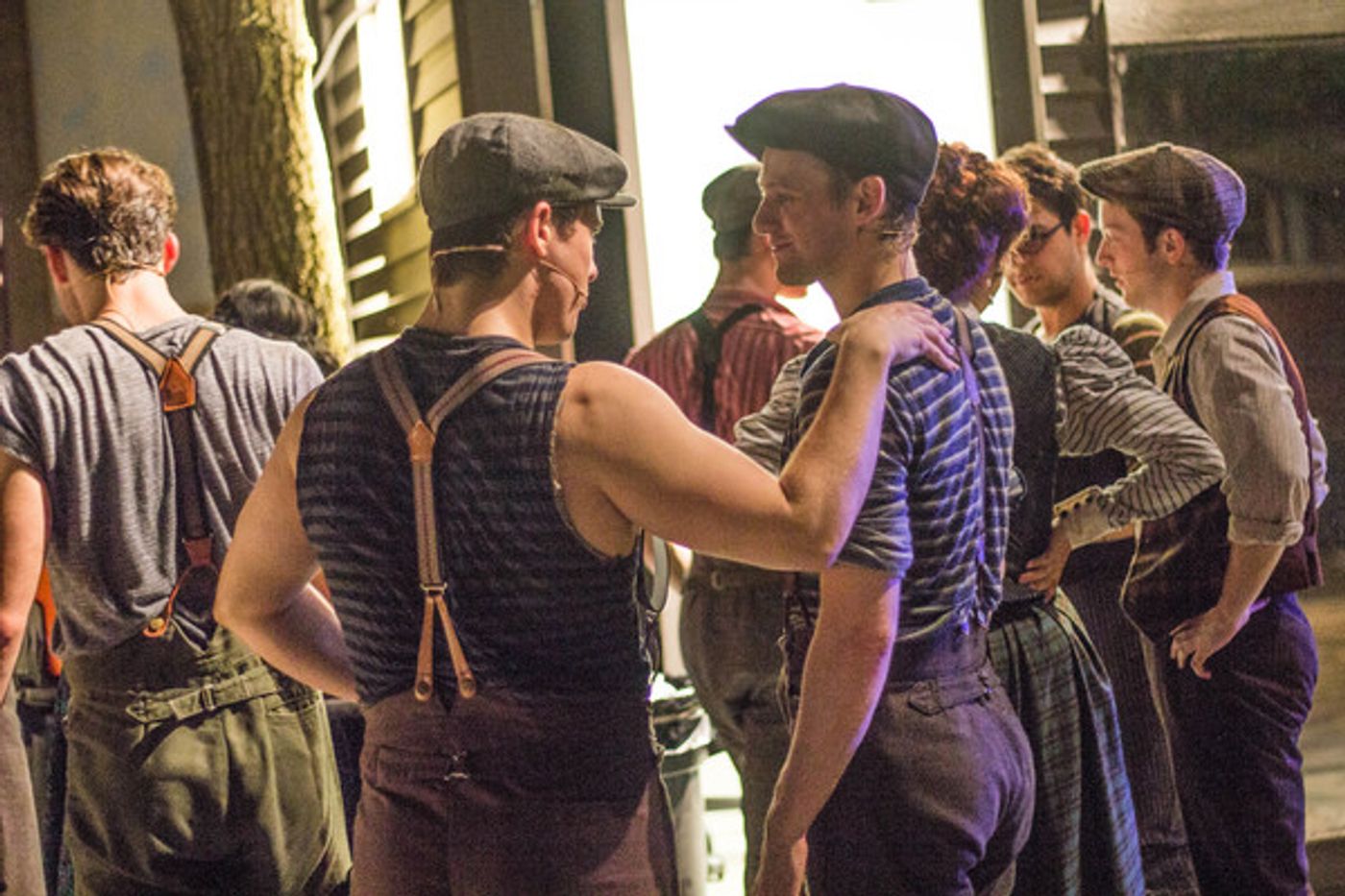 BWW Photo Exclusive: Watch What Happens... Backstage with NEWSIES at The Muny!  Image