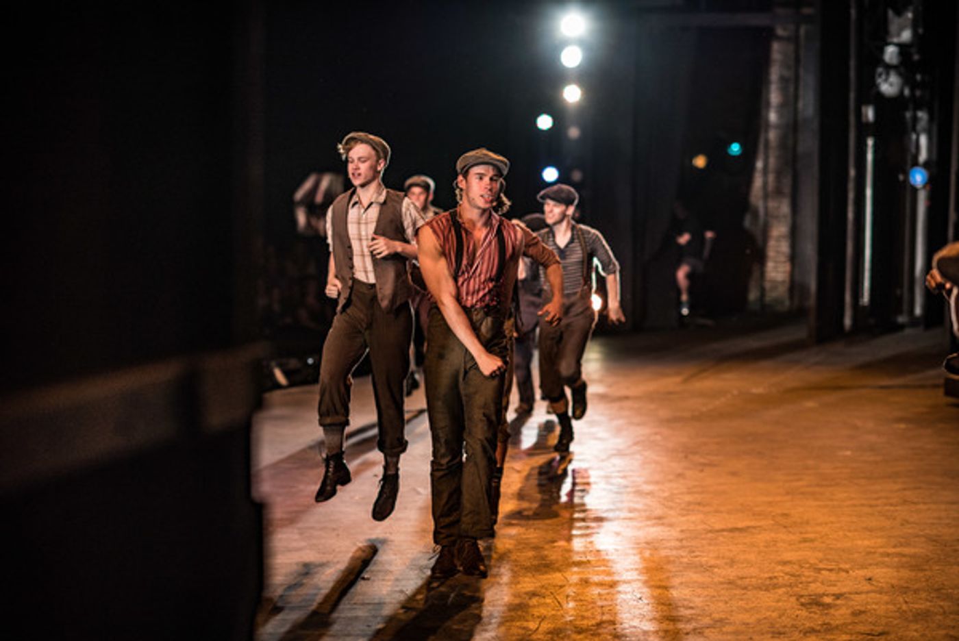 BWW Photo Exclusive: Watch What Happens... Backstage with NEWSIES at The Muny!  Image