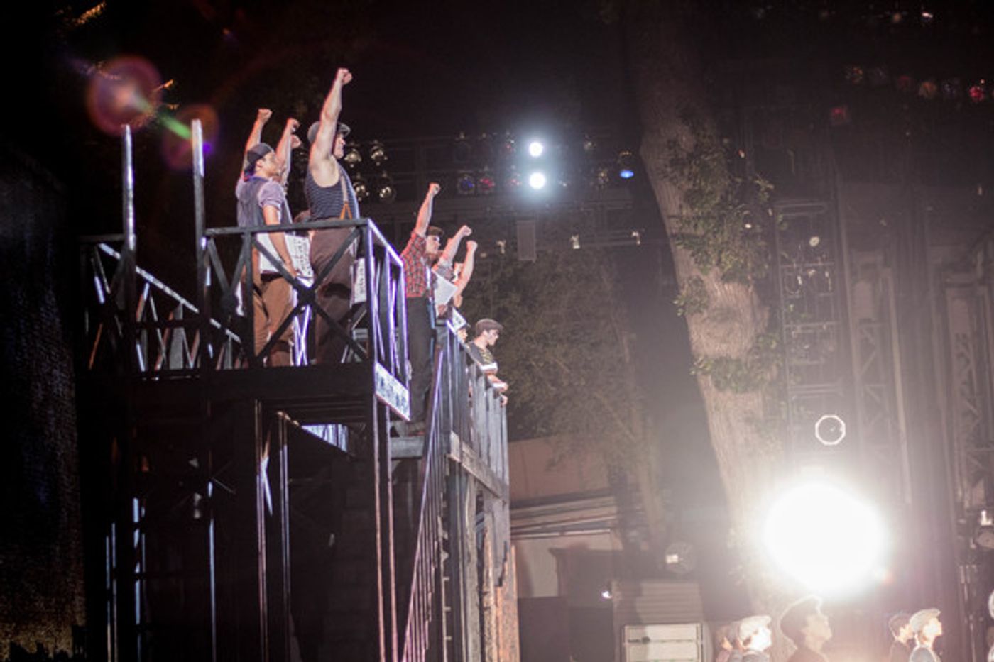 BWW Photo Exclusive: Watch What Happens... Backstage with NEWSIES at The Muny!  Image