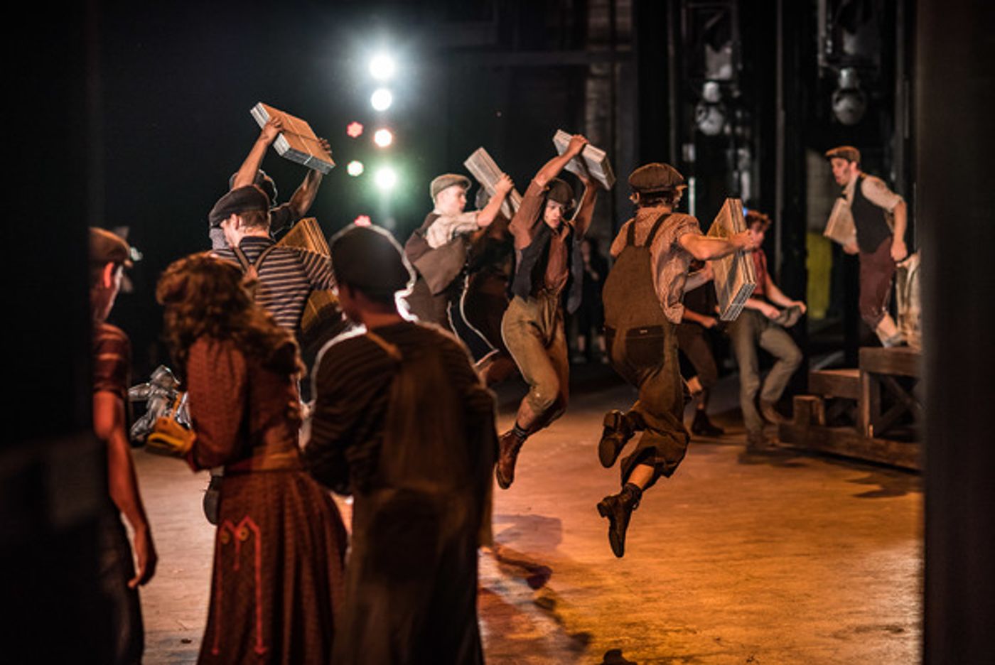 BWW Photo Exclusive: Watch What Happens... Backstage with NEWSIES at The Muny!  Image