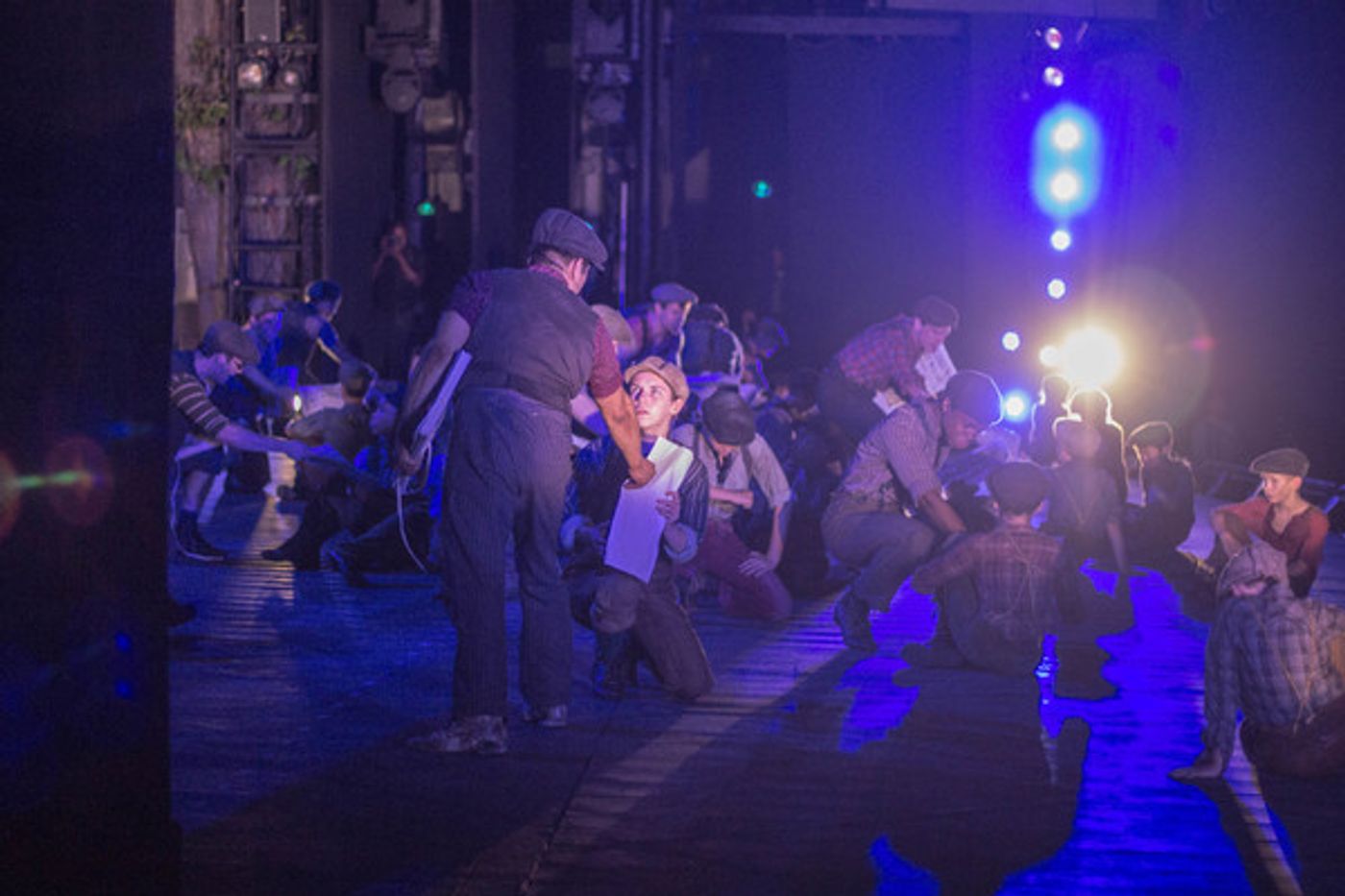 BWW Photo Exclusive: Watch What Happens... Backstage with NEWSIES at The Muny!  Image