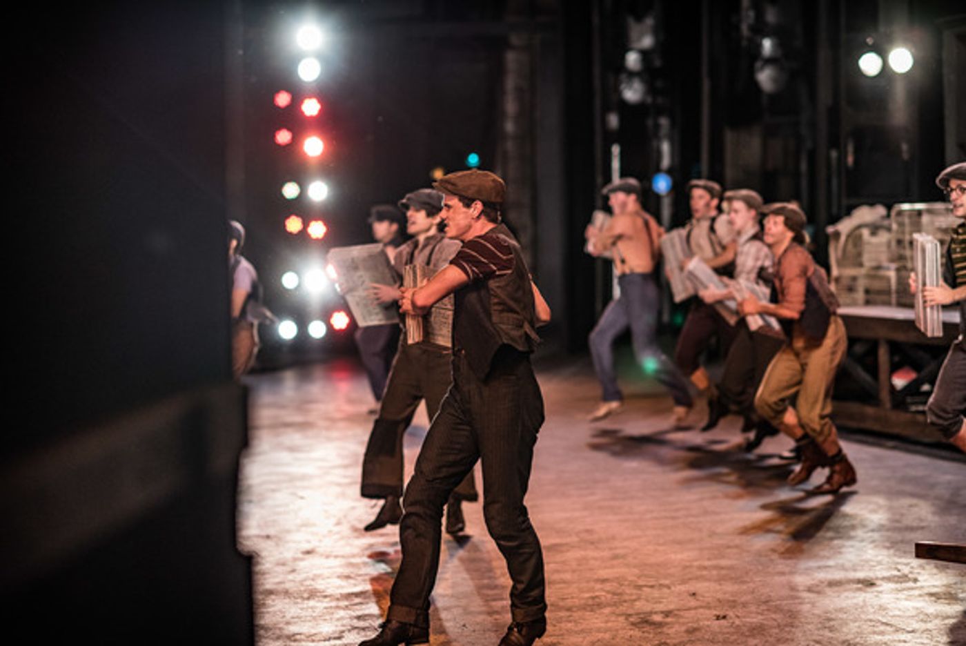 BWW Photo Exclusive: Watch What Happens... Backstage with NEWSIES at The Muny!  Image