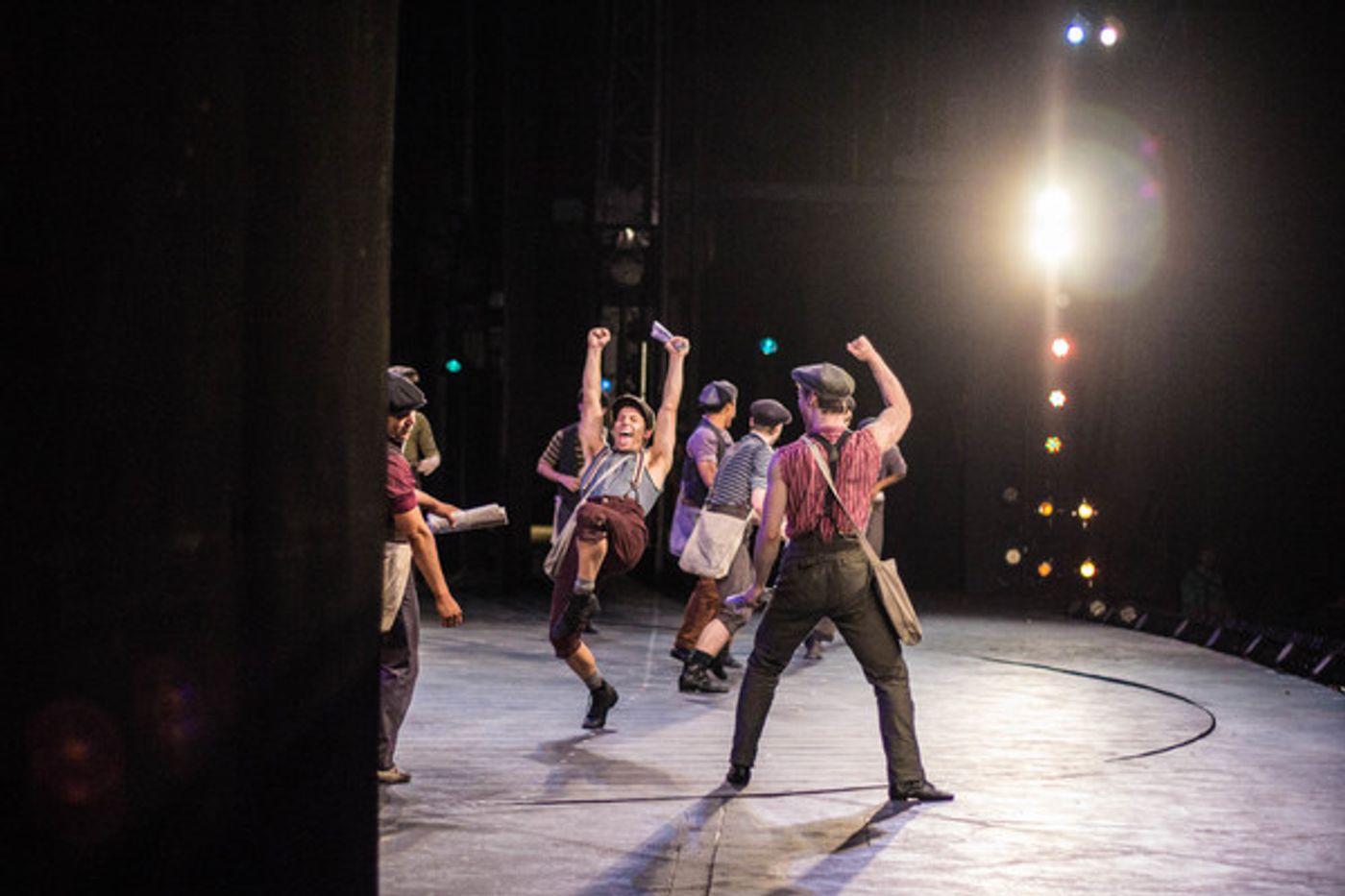 BWW Photo Exclusive: Watch What Happens... Backstage with NEWSIES at The Muny!  Image