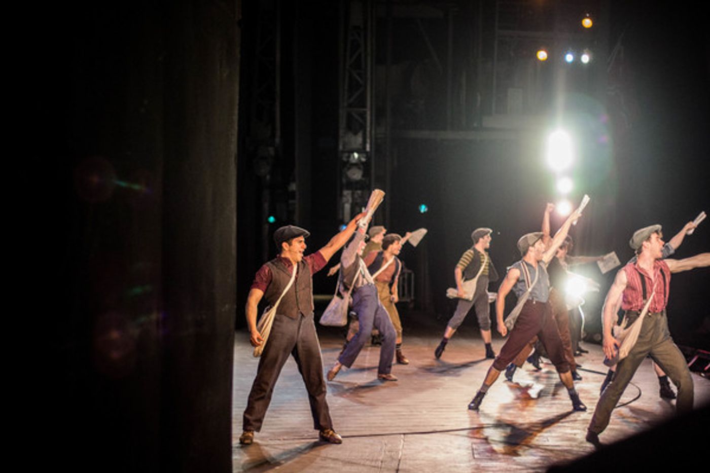 BWW Photo Exclusive: Watch What Happens... Backstage with NEWSIES at The Muny!  Image
