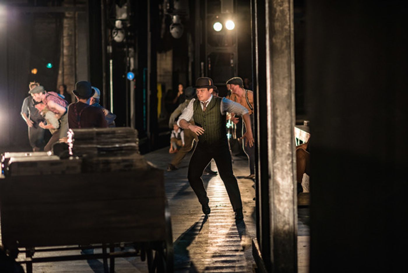BWW Photo Exclusive: Watch What Happens... Backstage with NEWSIES at The Muny!  Image