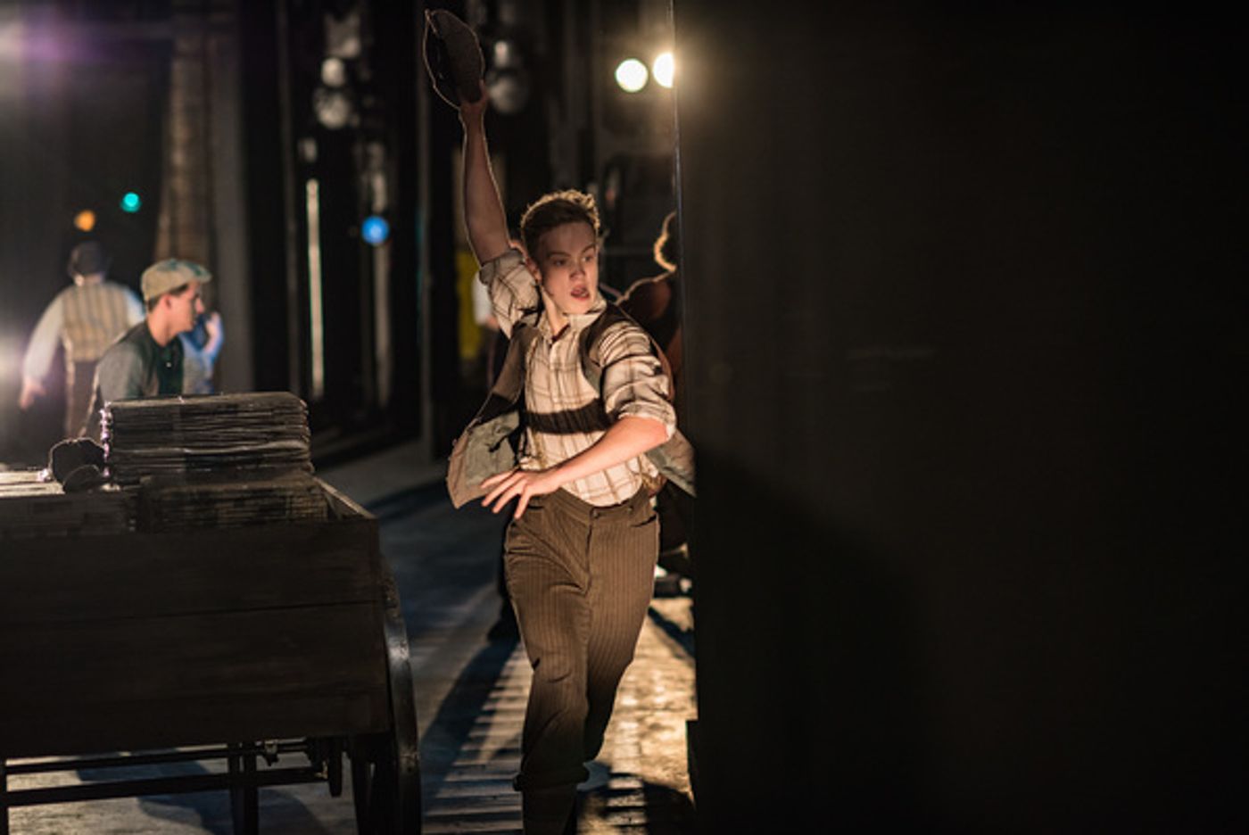 BWW Photo Exclusive: Watch What Happens... Backstage with NEWSIES at The Muny!  Image