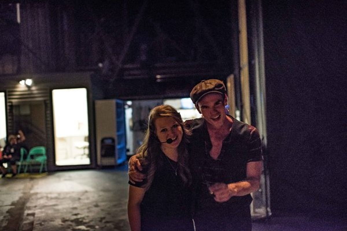 Ali Kochman and Jay Armstrong Johnson at 