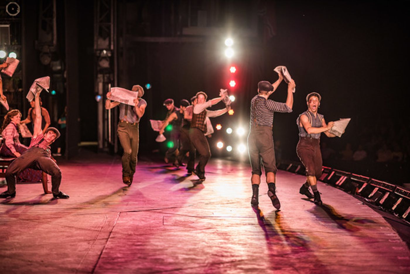 BWW Photo Exclusive: Watch What Happens... Backstage with NEWSIES at The Muny!  Image