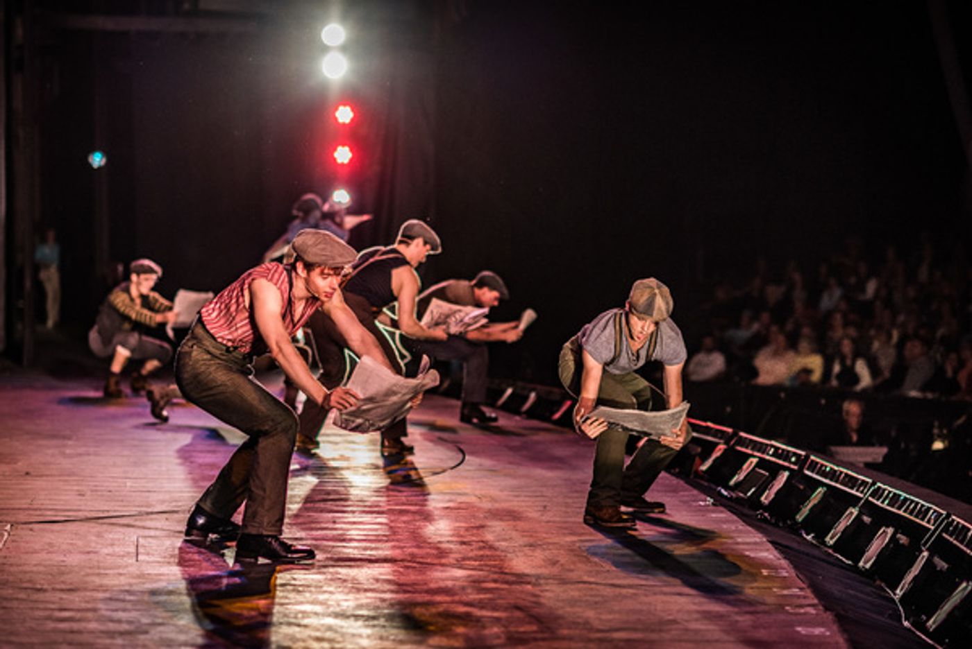 BWW Photo Exclusive: Watch What Happens... Backstage with NEWSIES at The Muny!  Image