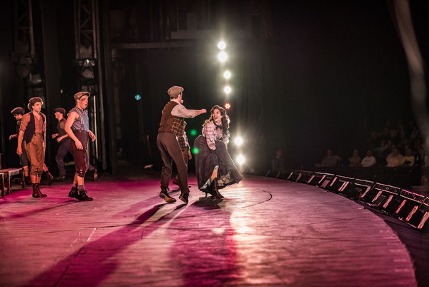 BWW Photo Exclusive: Watch What Happens... Backstage with NEWSIES at The Muny!  Image