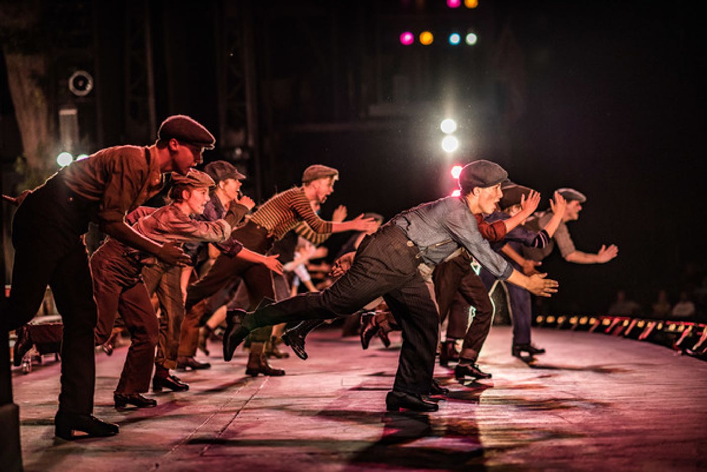 BWW Photo Exclusive: Watch What Happens... Backstage with NEWSIES at The Muny!  Image