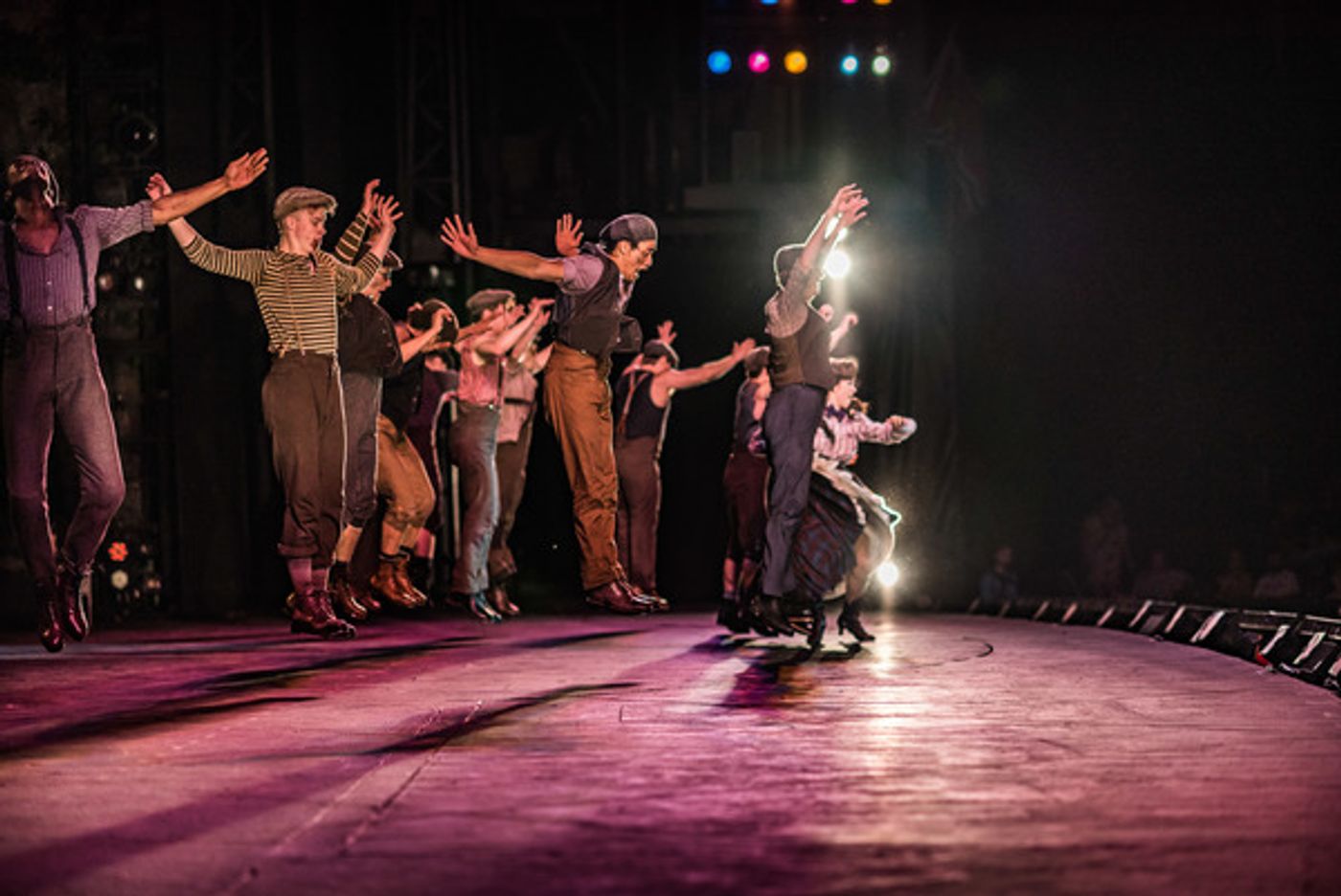 BWW Photo Exclusive: Watch What Happens... Backstage with NEWSIES at The Muny!  Image