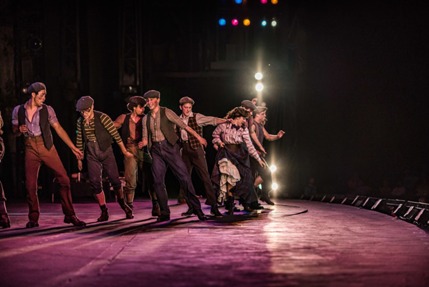 BWW Photo Exclusive: Watch What Happens... Backstage with NEWSIES at The Muny!  Image