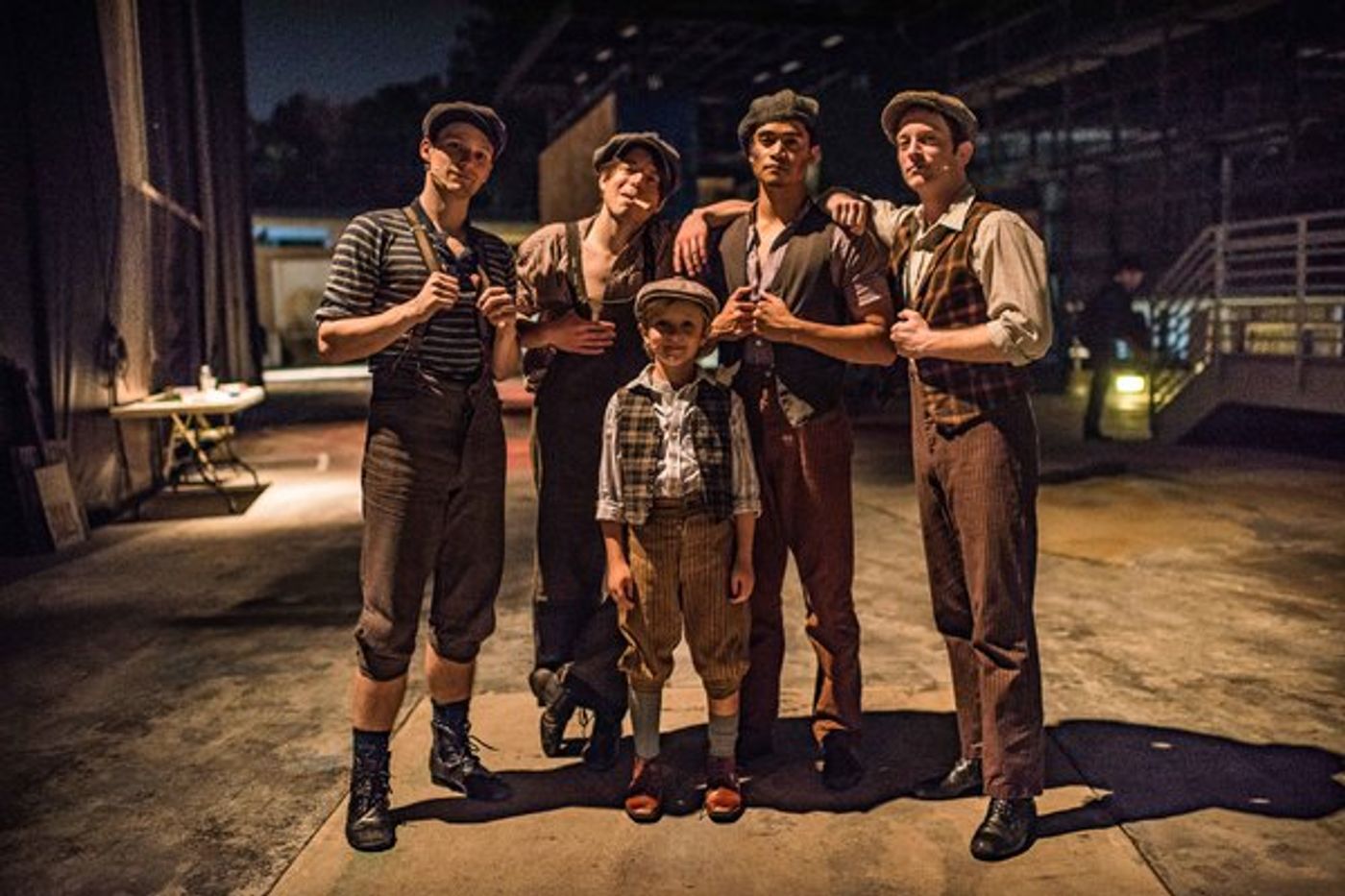 BWW Photo Exclusive: Watch What Happens... Backstage with NEWSIES at The Muny!  Image