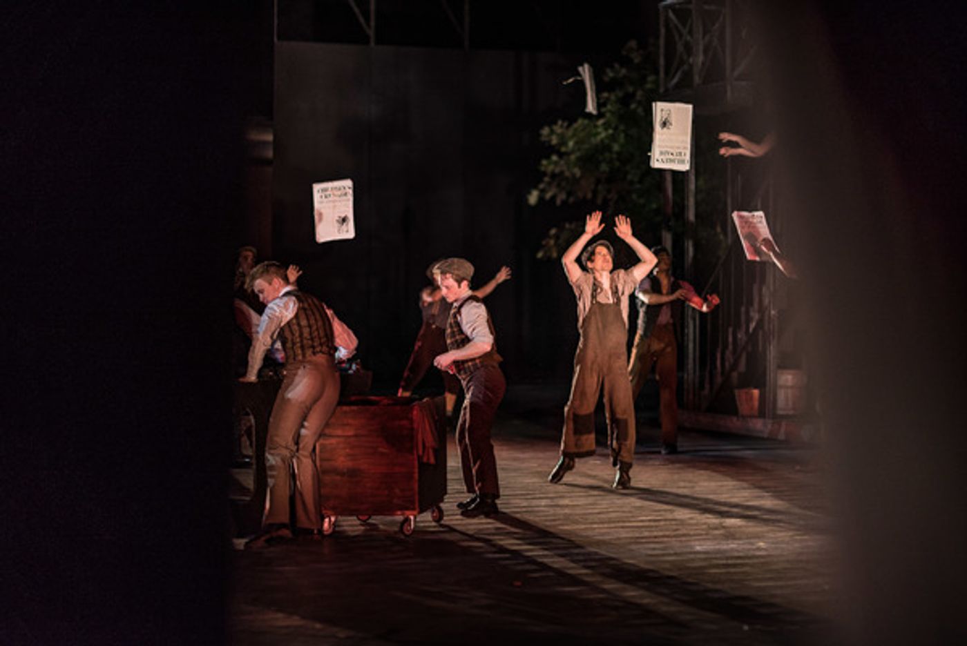 BWW Photo Exclusive: Watch What Happens... Backstage with NEWSIES at The Muny!  Image