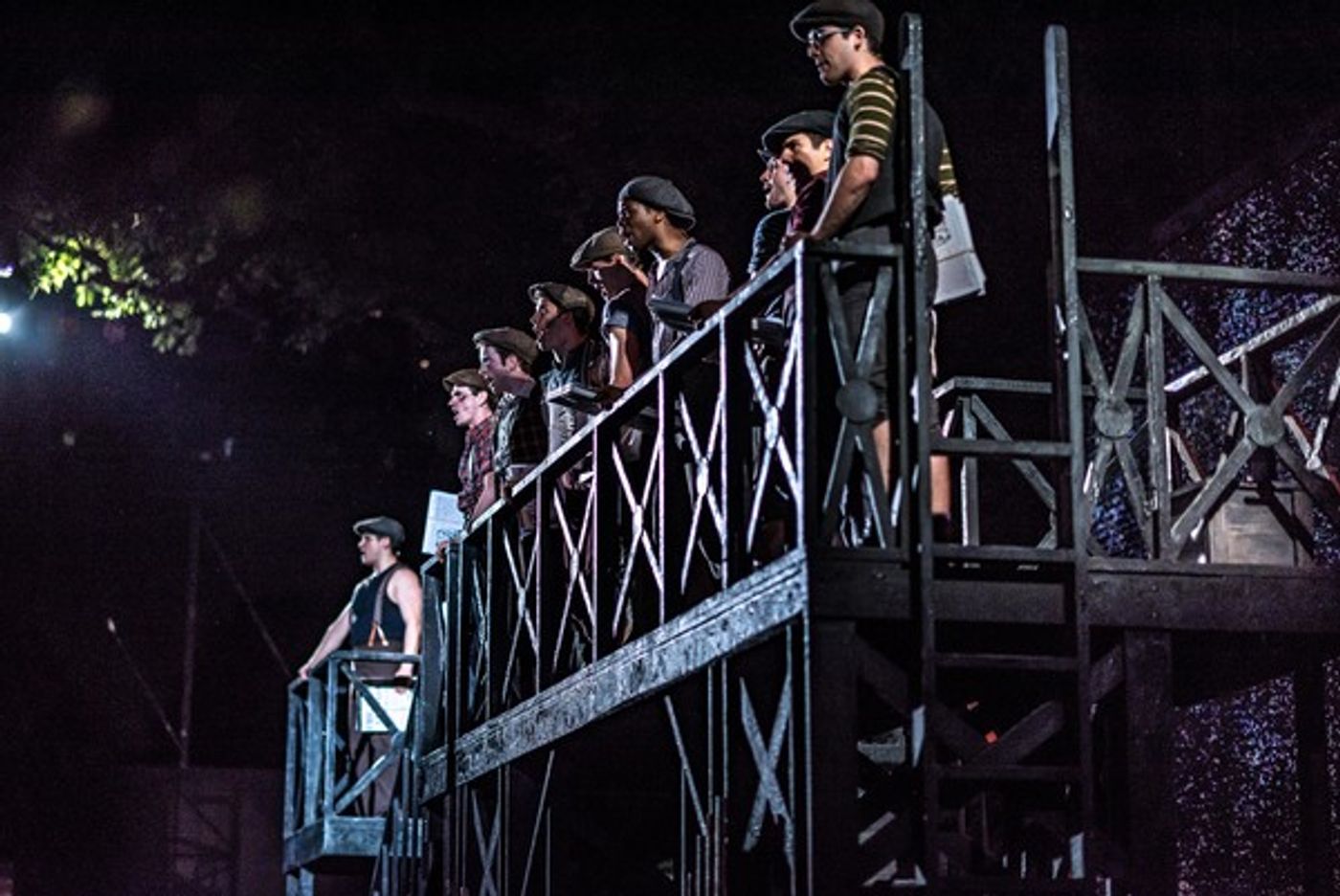 BWW Photo Exclusive: Watch What Happens... Backstage with NEWSIES at The Muny!  Image