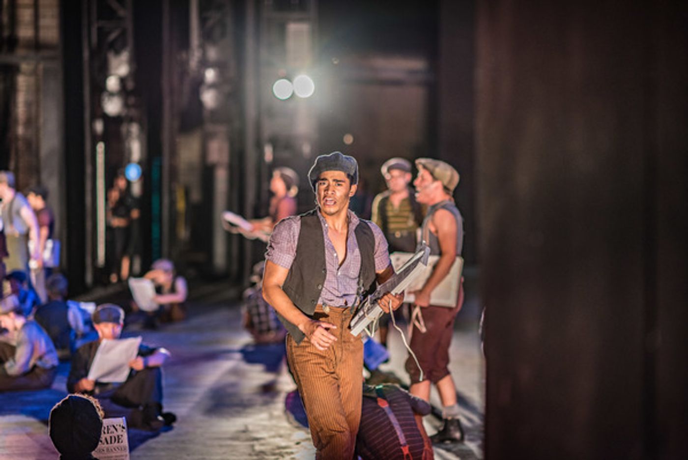 BWW Photo Exclusive: Watch What Happens... Backstage with NEWSIES at The Muny!  Image
