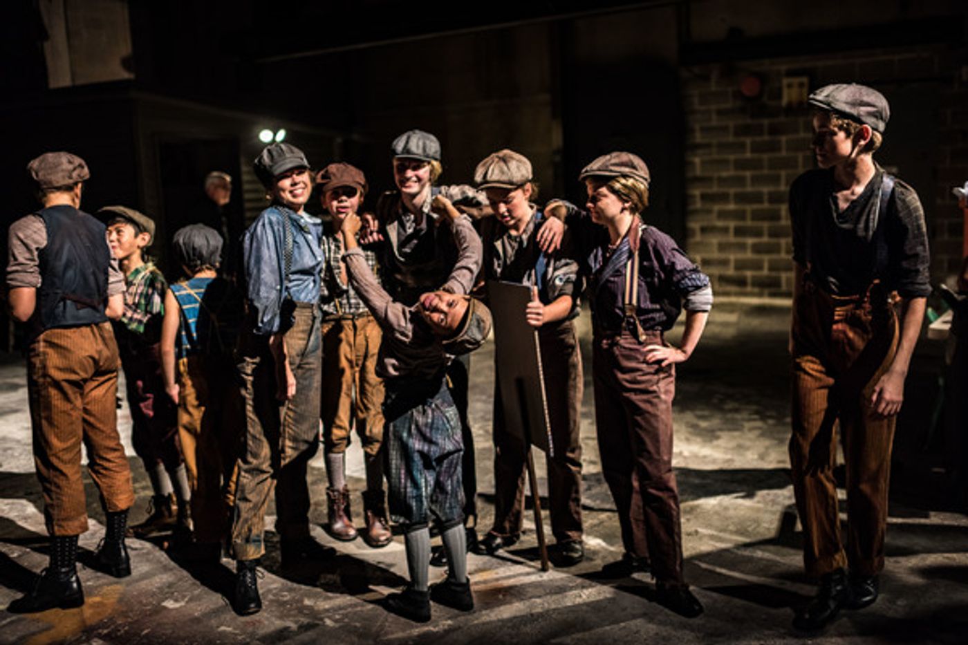 BWW Photo Exclusive: Watch What Happens... Backstage with NEWSIES at The Muny!  Image
