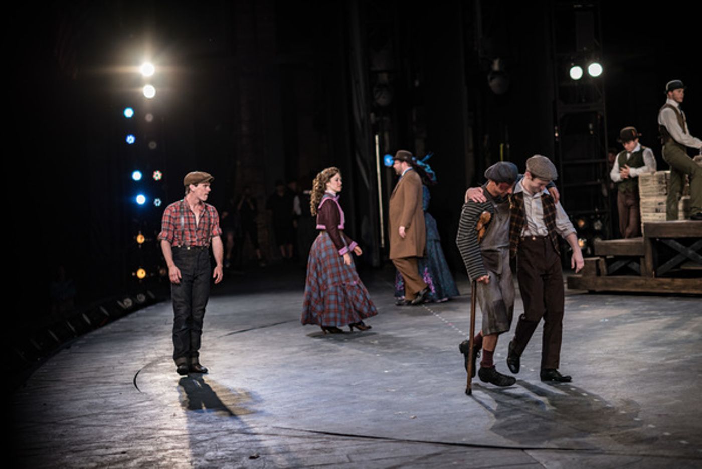 BWW Photo Exclusive: Watch What Happens... Backstage with NEWSIES at The Muny!  Image