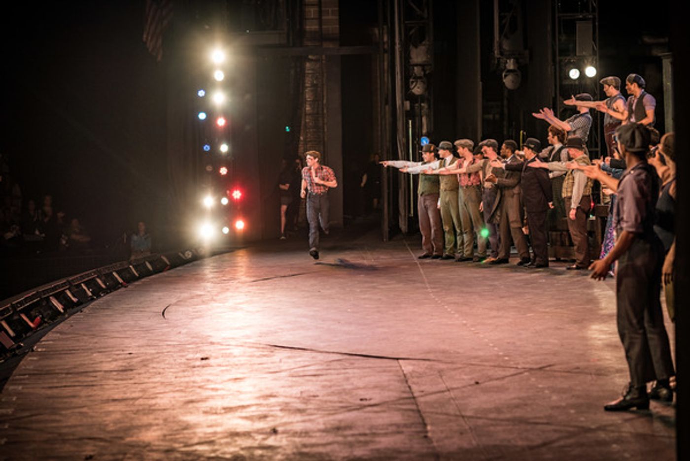 BWW Photo Exclusive: Watch What Happens... Backstage with NEWSIES at The Muny!  Image