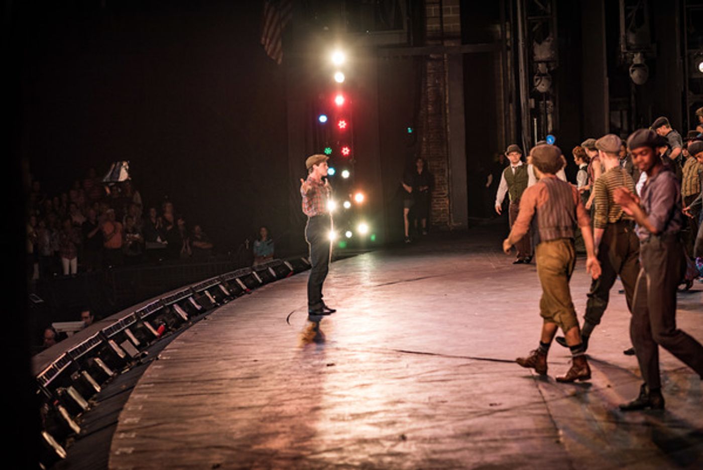 BWW Photo Exclusive: Watch What Happens... Backstage with NEWSIES at The Muny!  Image