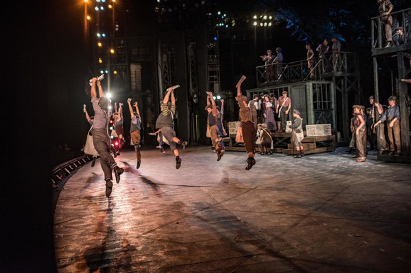 BWW Photo Exclusive: Watch What Happens... Backstage with NEWSIES at The Muny!  Image