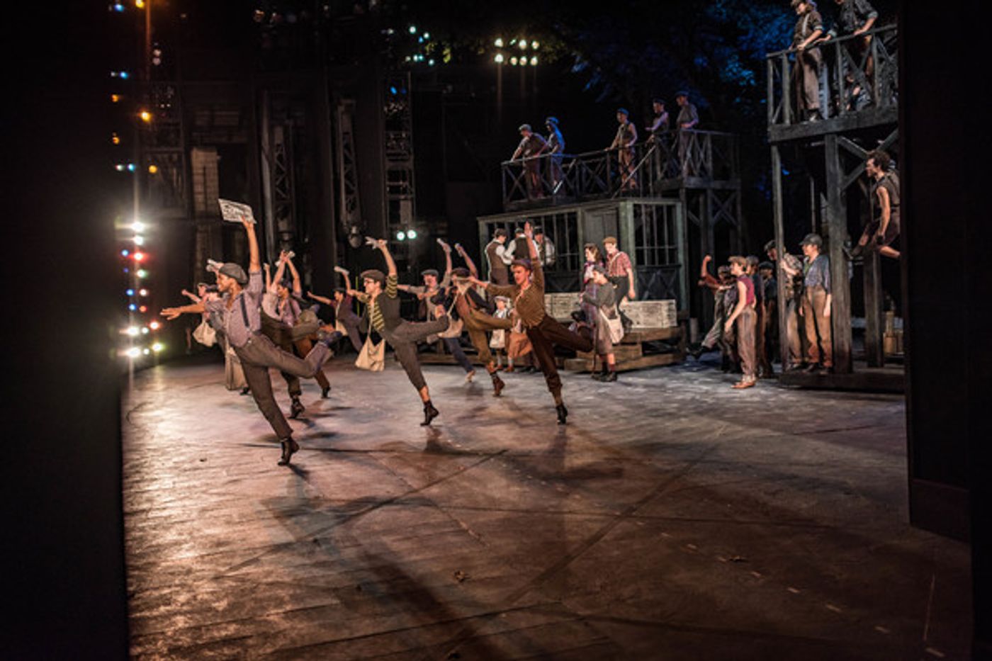 BWW Photo Exclusive: Watch What Happens... Backstage with NEWSIES at The Muny!  Image