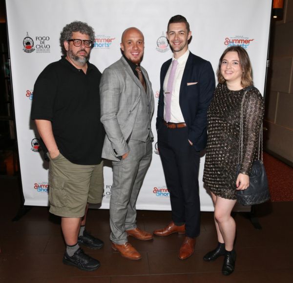 Neil LaBute, KeiLyn Durrel Jones, John Garrett Greer and guest Photo
