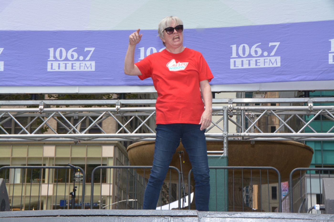 Photo Coverage: Casts of COME FROM AWAY. CHARLIE, and More Dazzle Broadway In Bryant Park  Image