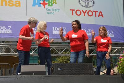 Nancy Opel, Elizabeth Ward Lane, Aisha de Haas and Andrea Bianchi Photo