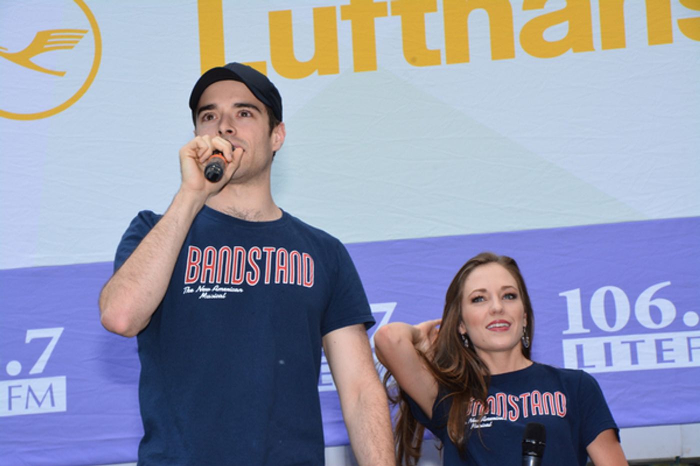 Photo Coverage: Casts of COME FROM AWAY. CHARLIE, and More Dazzle Broadway In Bryant Park  Image