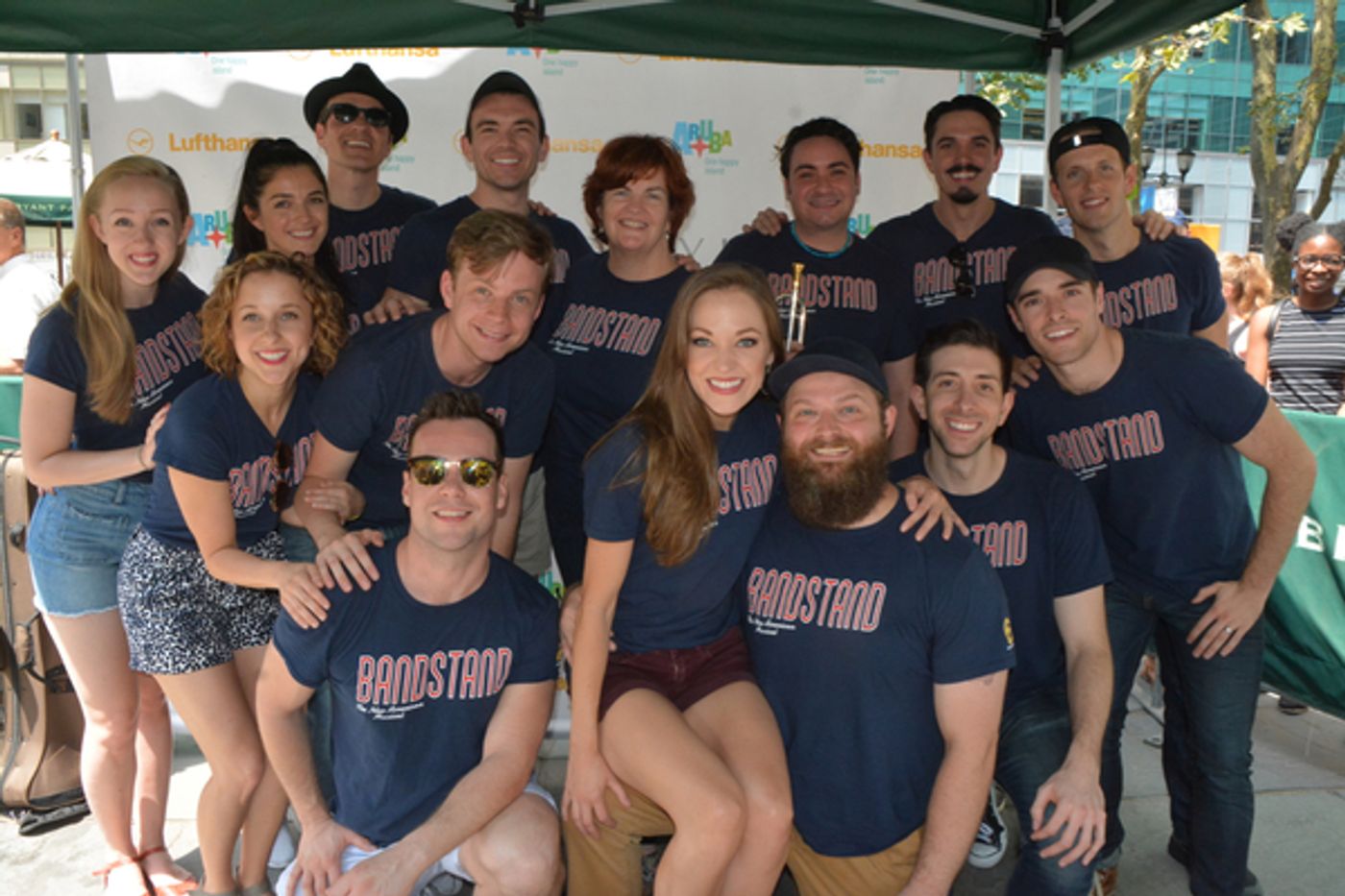 Photo Coverage: Casts of COME FROM AWAY. CHARLIE, and More Dazzle Broadway In Bryant Park  Image
