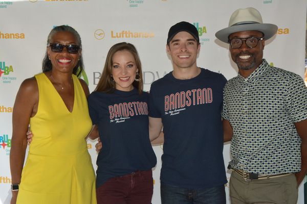 Helen Little, Laura Osnes, Corey Cott and Billy Porter Photo