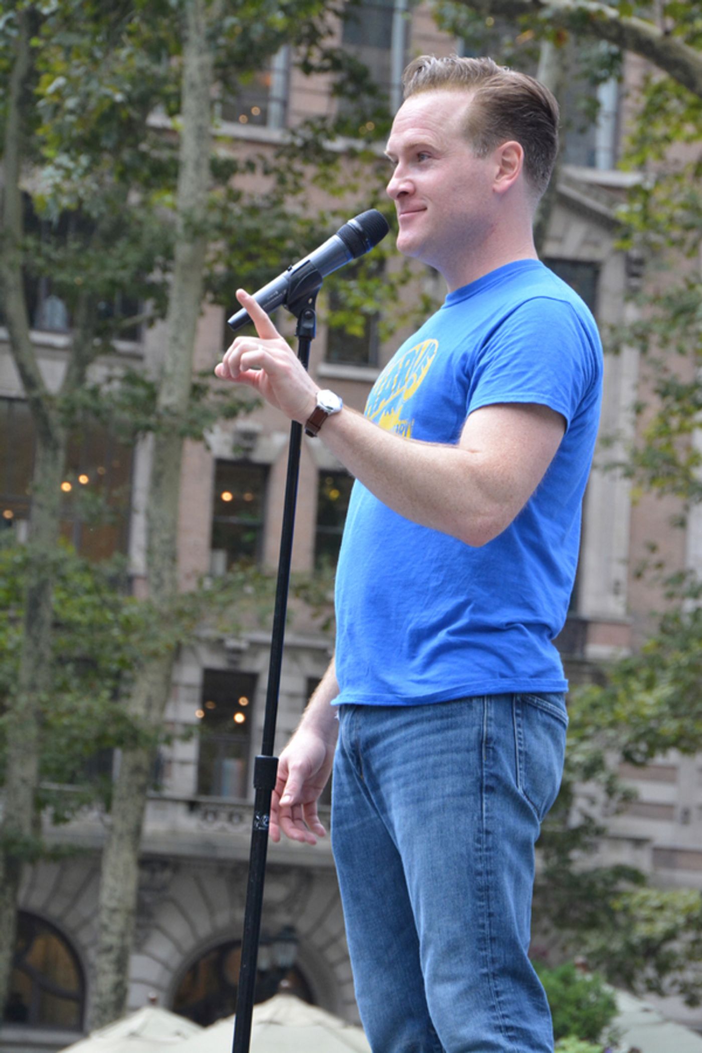 Photo Coverage: Casts of COME FROM AWAY. CHARLIE, and More Dazzle Broadway In Bryant Park  Image