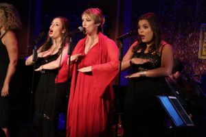 Sarah Fernandez, Eden Espinosa, and Lauren Baez @ BroadwayWorld Sarah Fernandez, Eden Espinosa, and Lauren Baez Photo