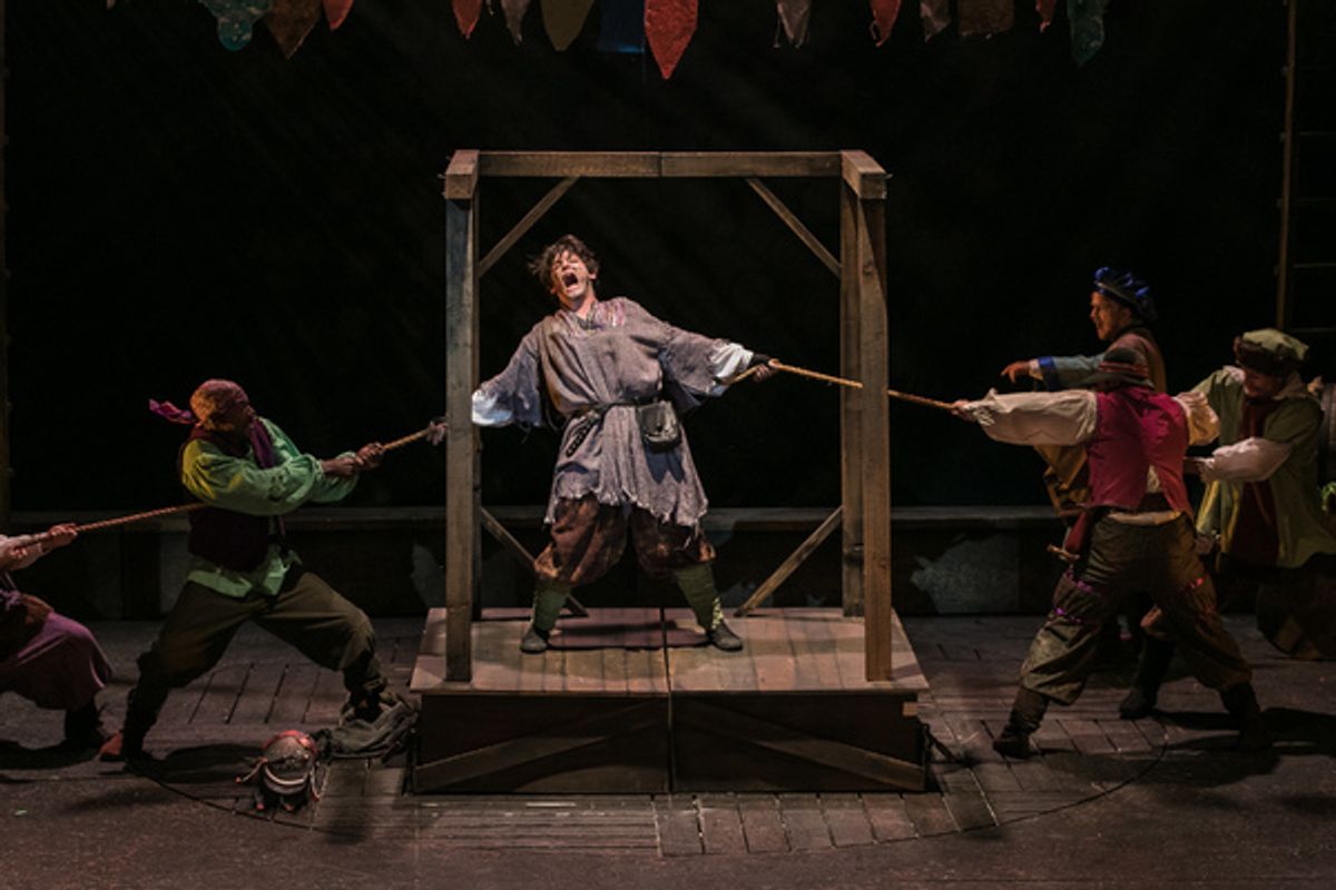 Haden Rider as Quasimodo in HUNCHBACK. Photo by Daniel Parvis.
 at 