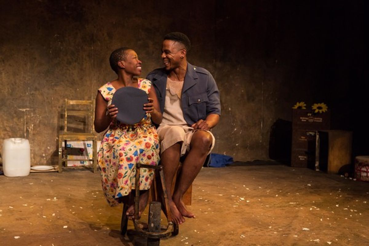 Chuma Sopotela and Bongile Mantsai at 