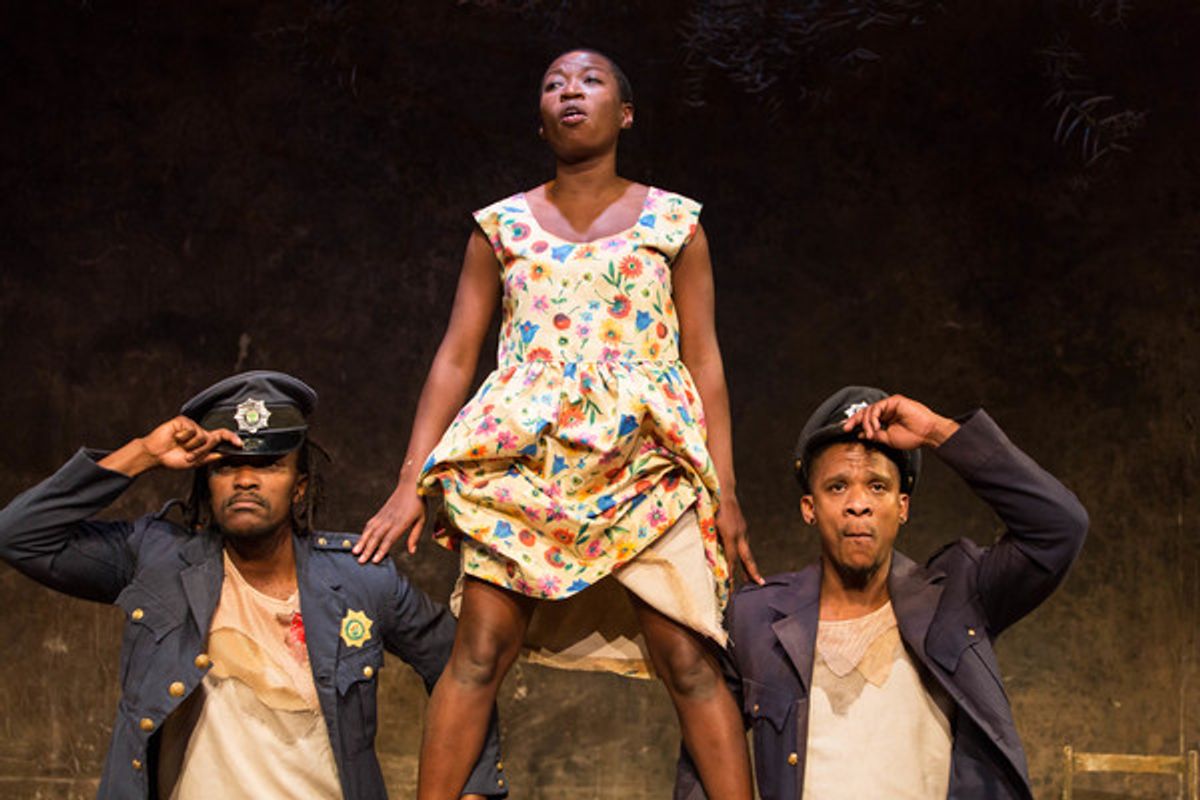 Mdu Kweyama, Chuma Sopotela and Bongile Mantsai at 