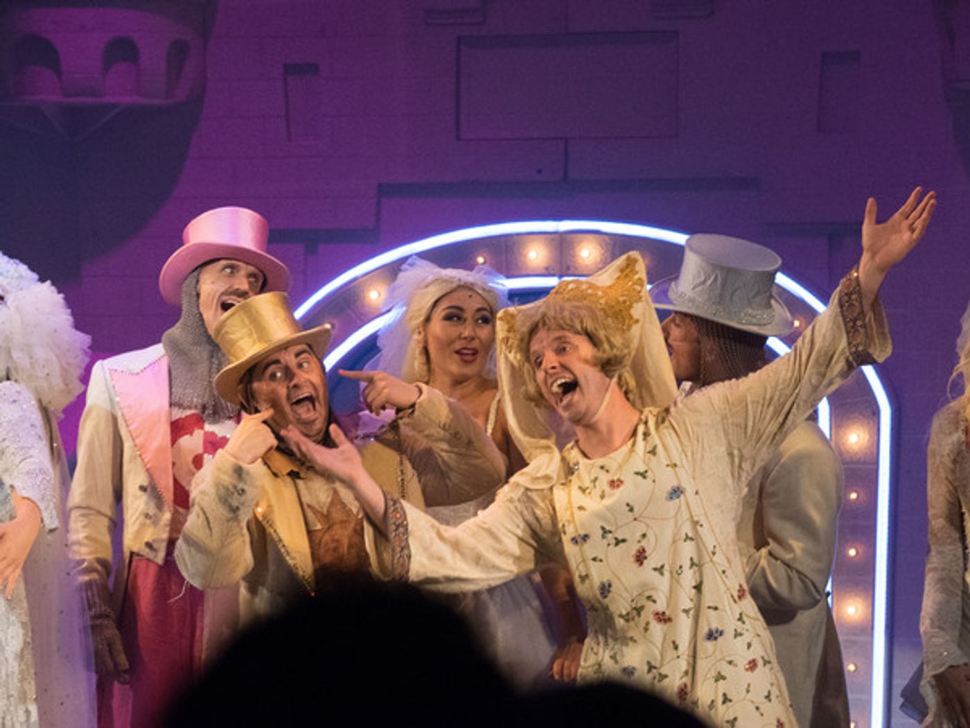 Photo Coverage: Curtain Call And Press Night Celebration Of 3D Theatricals' SPAMALOT  Image