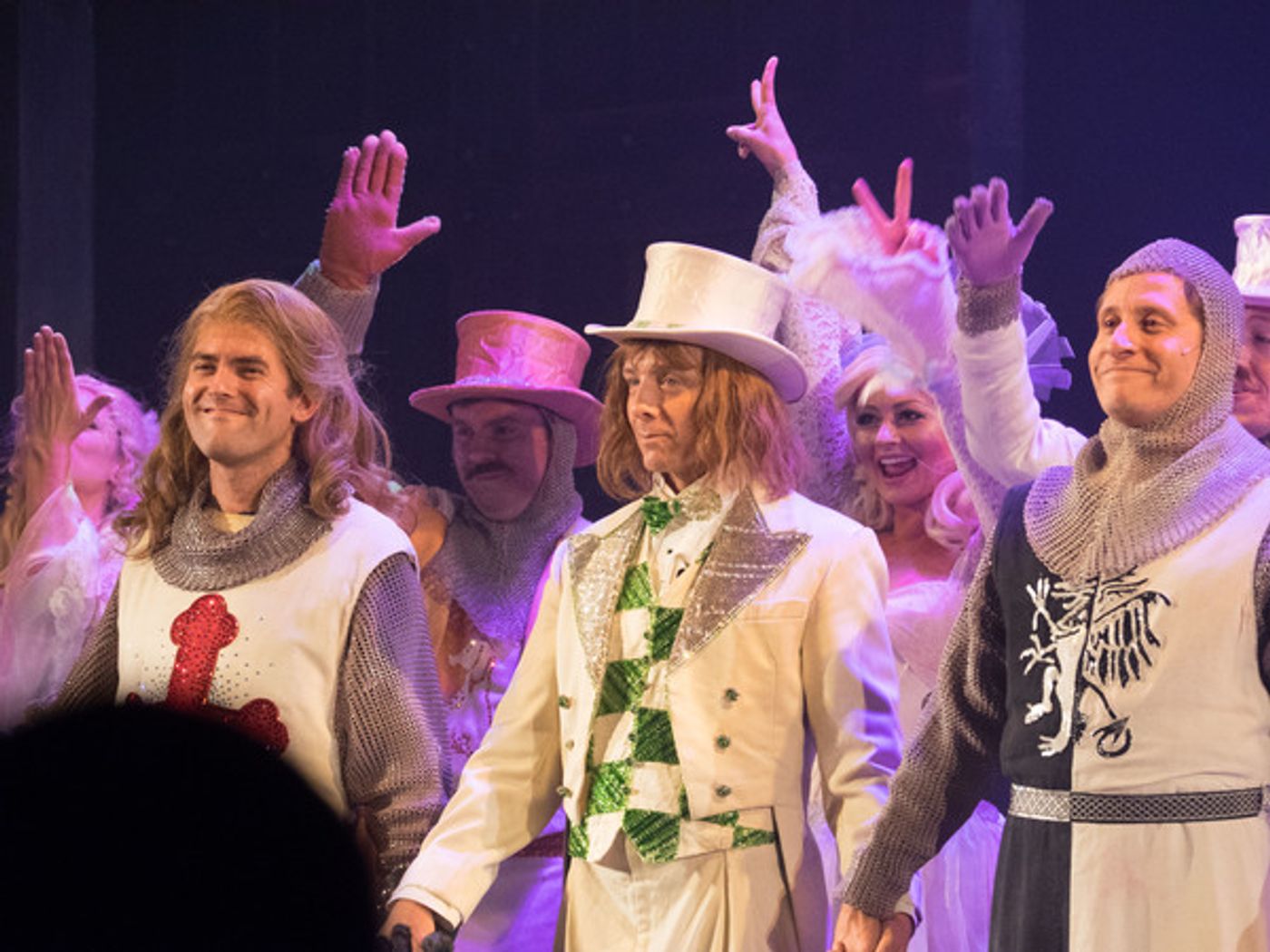 Photo Coverage: Curtain Call And Press Night Celebration Of 3D Theatricals' SPAMALOT  Image