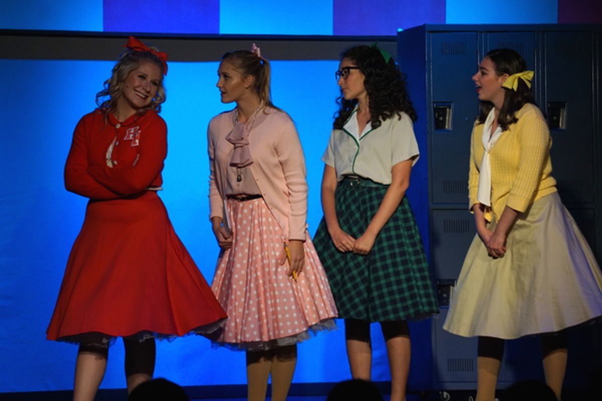 Jenna Coleman, Alexa Neilen, Eva Gluck, and Amelia Bryant at 