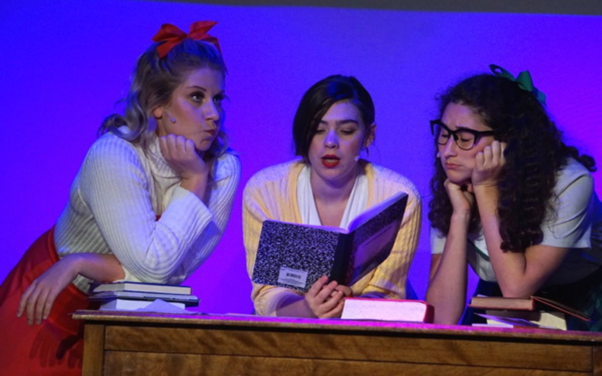 Jenna Coleman, Amelia Bryant, and Eva Gluck  at 