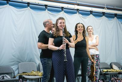 Jess Barker, Michelle Long and Debra Stephenson  Photo