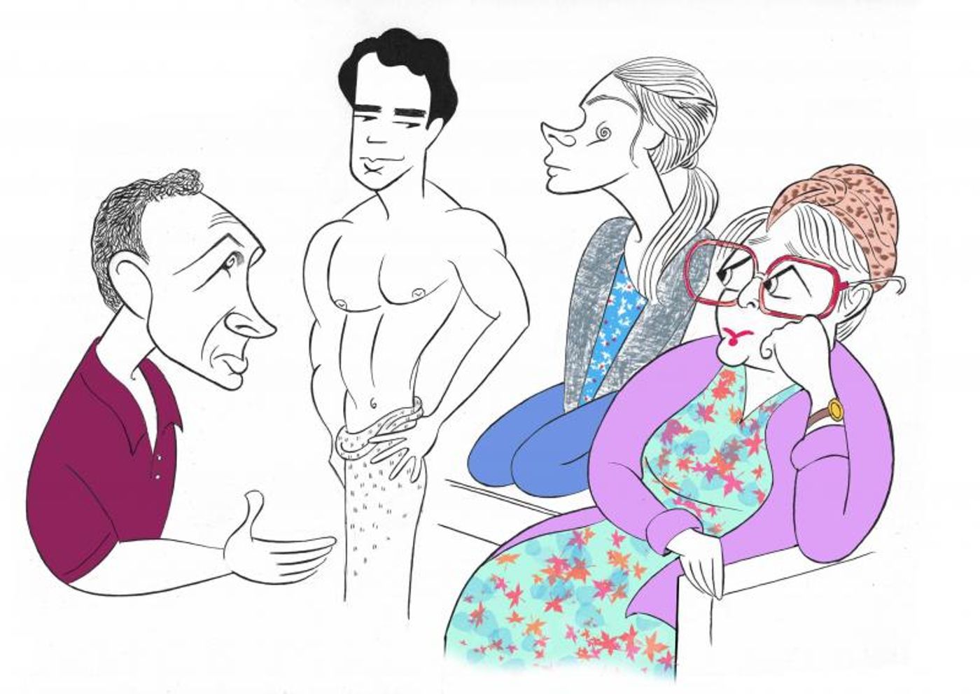 BWW Exclusive: Ken Fallin Draws the Stage - A PARALLELOGRAM  Image