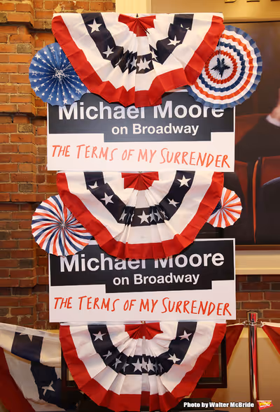  'Michael Moore on Broadway' Photo
